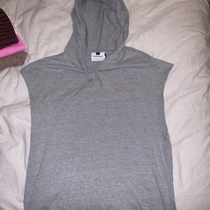 Topman Hooded cutoff Tee